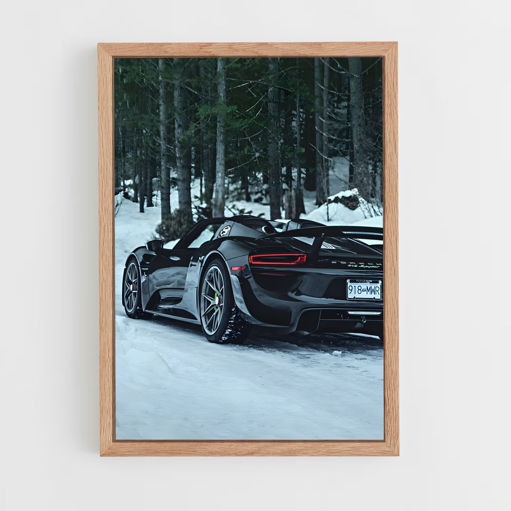 Poster 918 Spyder Éblouissant – affiche Porsche (vue 4)